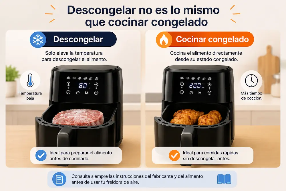 Cocinar Descongelado