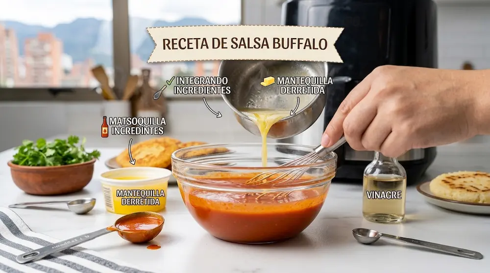 Cómo preparar la salsa Buffalo