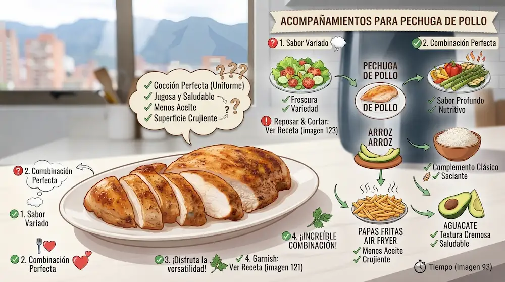 Con qué acompañar la pechuga de pollo