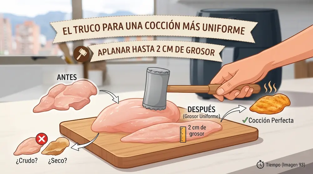 El truco para una cocción más uniforme