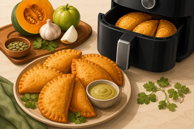 Empanadas de Pipián en Freidora de Aire