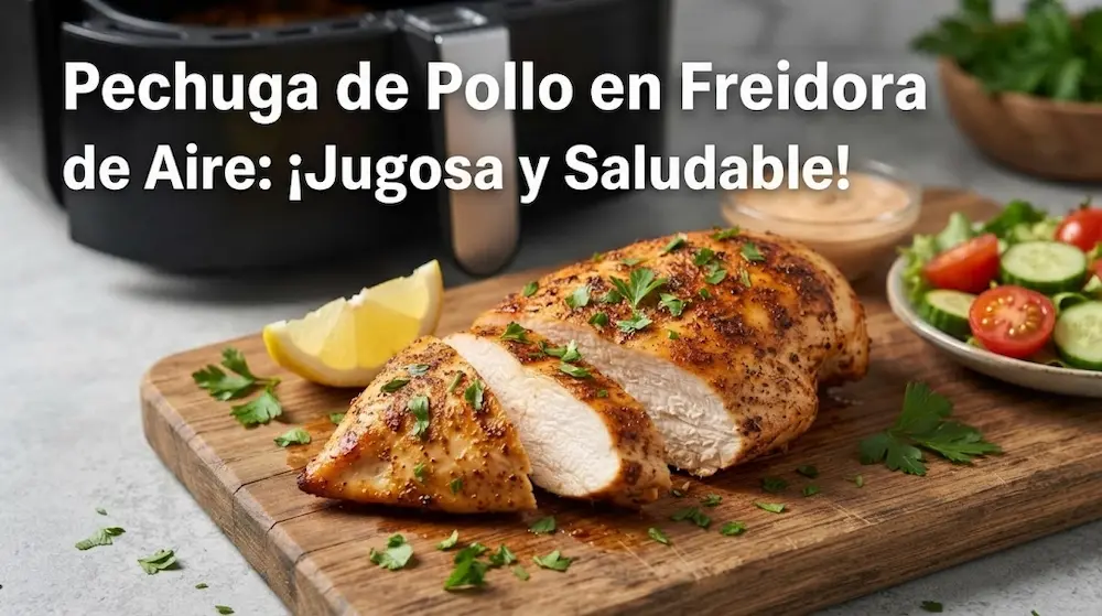 Pechuga de Pollo en Freidora de Aire