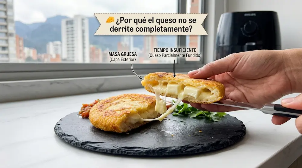 Por qué el queso no se derrite completamente