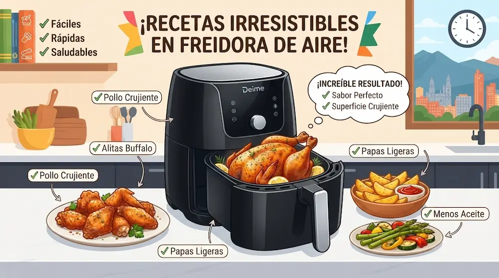 Recetas en Freidora de Aire