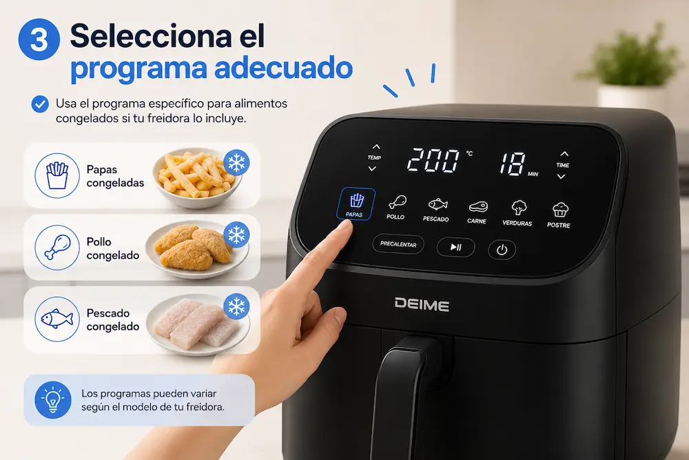 Selecciona el programa adecuado