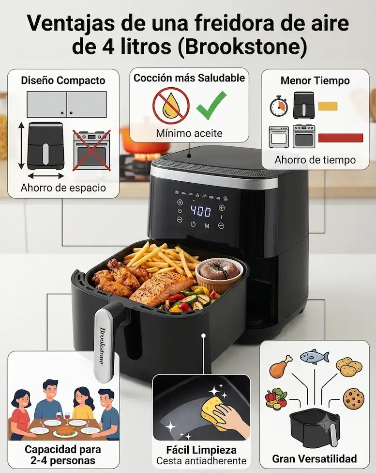 Ventajas de una freidora de aire de 4 litros