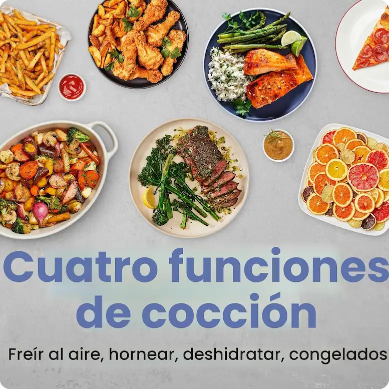 Freidora de aire Roja 4 funciones