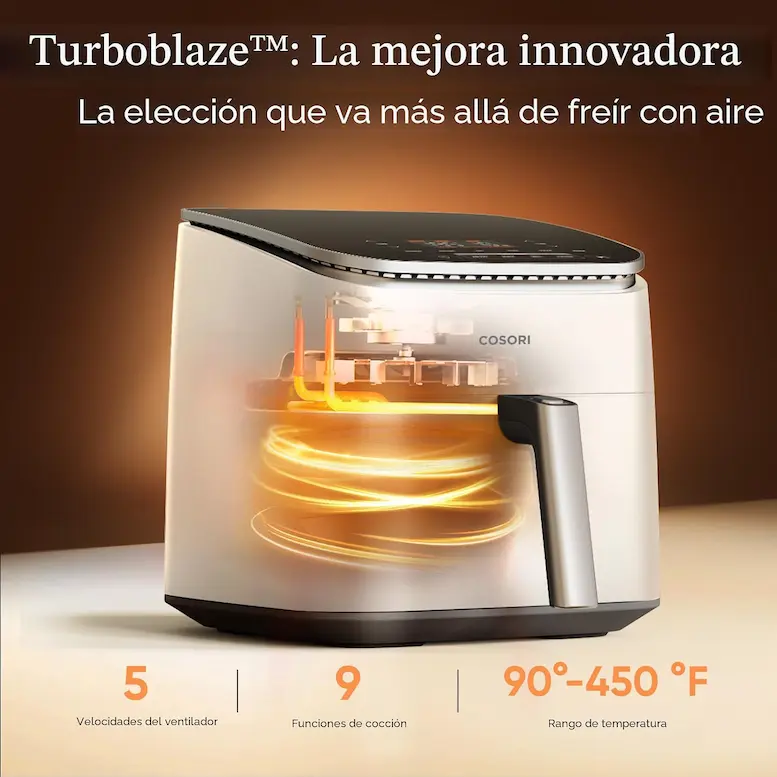 freidora de aire inteligente uso diario